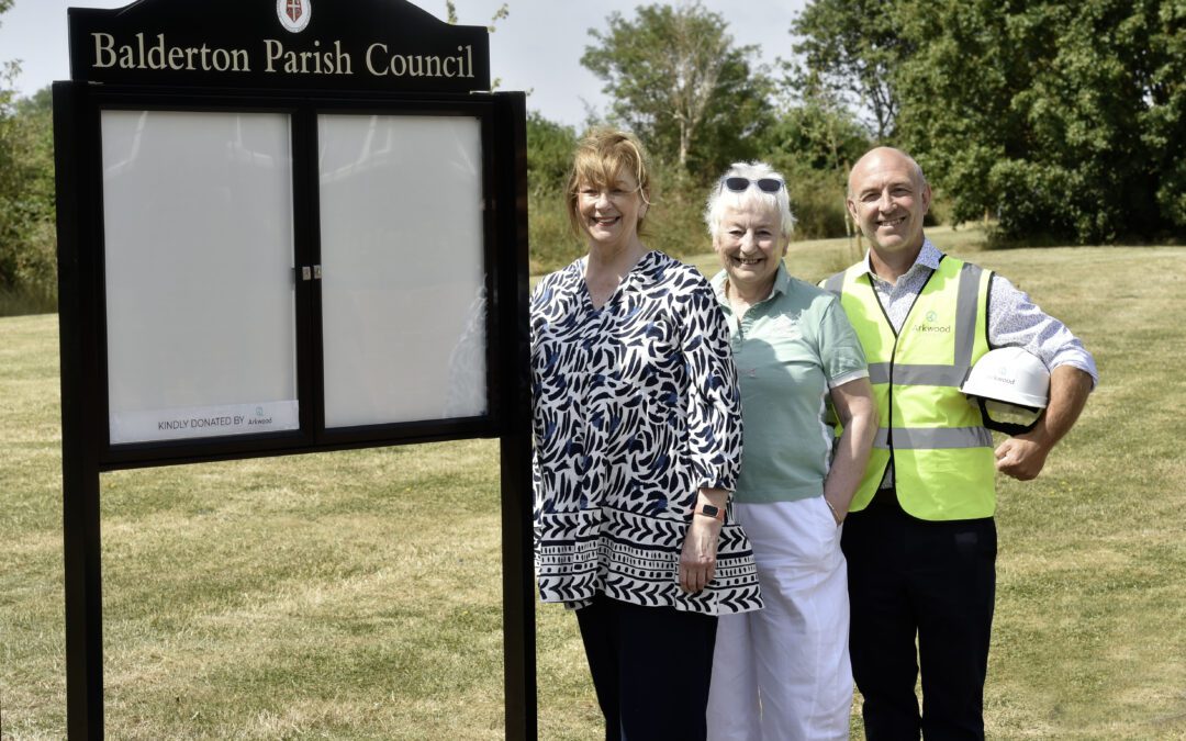 New Noticeboard Keeps Balderton Community Connected